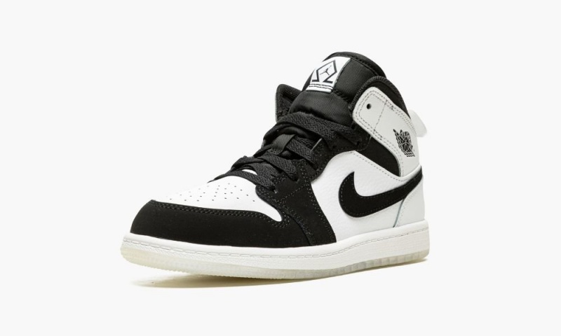 Nike Air Jordan 1 Mid SE (PS) Lasten Kengät Valkoinen Mustat | 496HTFSDN