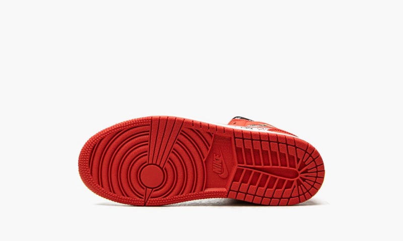 Nike Air Jordan 1 Mid SE (PS) 'Ugly Christmas Villa' Lasten Kengät Valkoinen Punainen Mustat | 730OKUVRP