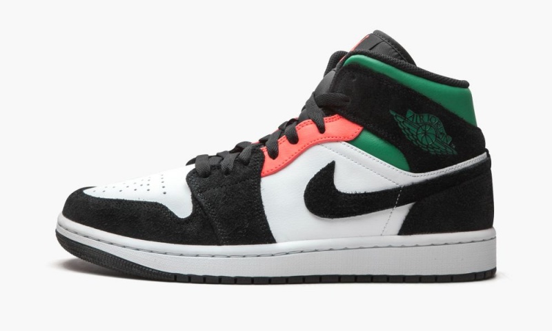 Nike Air Jordan 1 Mid SE \'South Beach\' Miesten Kengät Valkoinen Mustat | 514UOVIQS