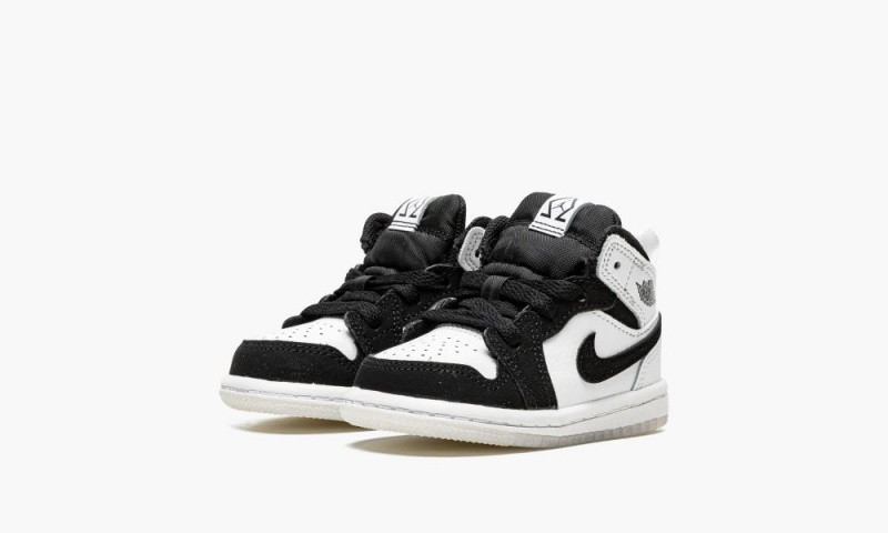 Nike Air Jordan 1 Mid SE (TD) 'Diamond' Lasten Kengät Valkoinen Mustat | 318NZSFDV