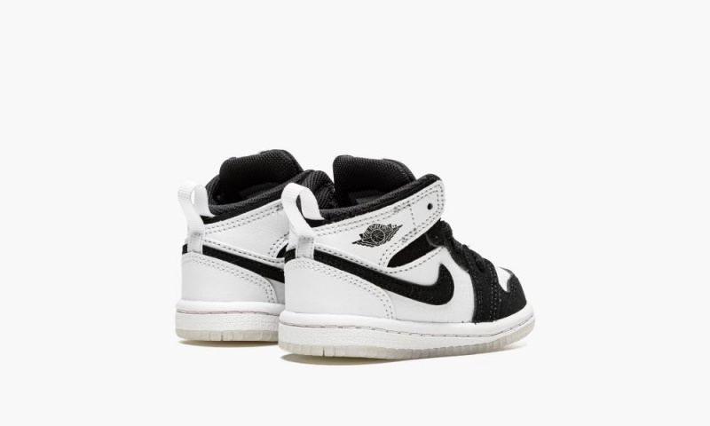 Nike Air Jordan 1 Mid SE (TD) 'Diamond' Lasten Kengät Valkoinen Mustat | 318NZSFDV
