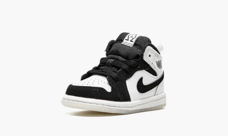 Nike Air Jordan 1 Mid SE (TD) 'Diamond' Lasten Kengät Valkoinen Mustat | 318NZSFDV