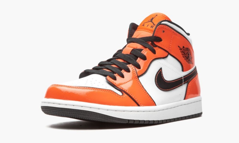 Nike Air Jordan 1 Mid SE 'Turf Orange' Miesten Kengät Oranssi Mustat Valkoinen | 798XEBFSU
