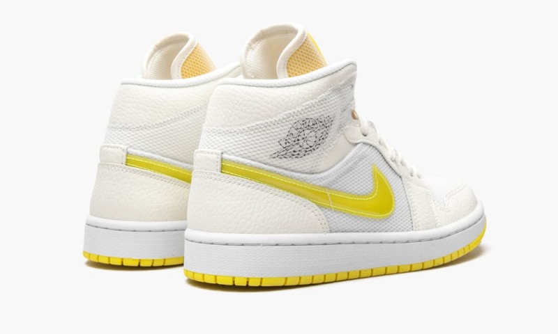 Nike Air Jordan 1 Mid SE 'Voltage Yellow' Naisten Kengät Valkoinen Keltainen | 634DIFBYZ