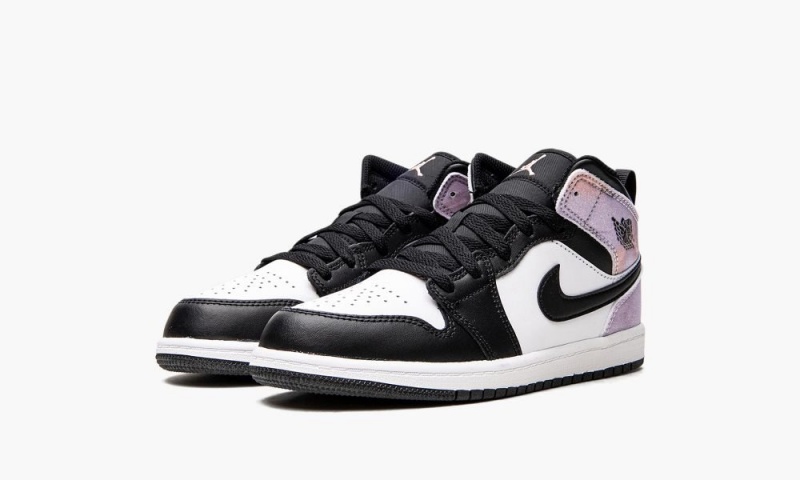 Nike Air Jordan 1 Mid Se PS Lasten Kengät Mustat Koralli Valkoinen | 907BGKUDP