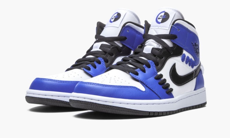 Nike Air Jordan 1 Mid 'Sisterhood - Game Royal' Naisten Kengät Kuninkaallinen Sininen Mustat Valkoinen | 812UTMCQV