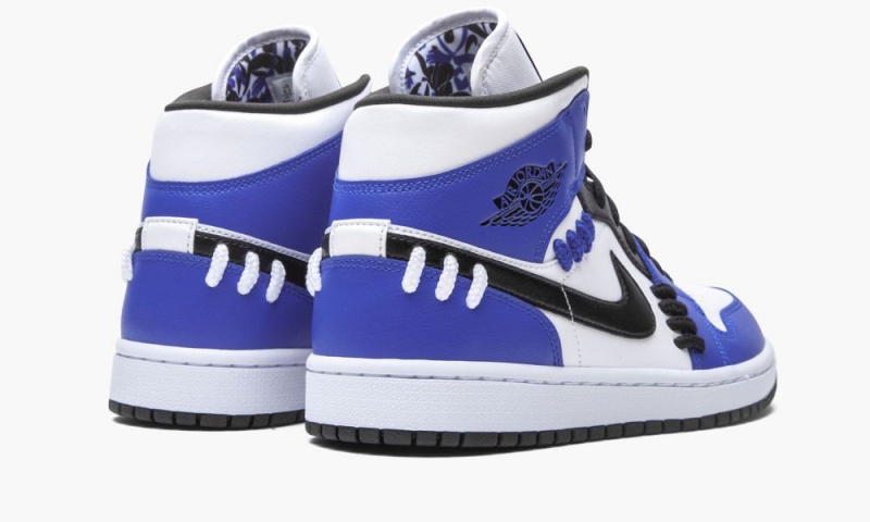 Nike Air Jordan 1 Mid 'Sisterhood - Game Royal' Naisten Kengät Kuninkaallinen Sininen Mustat Valkoinen | 812UTMCQV