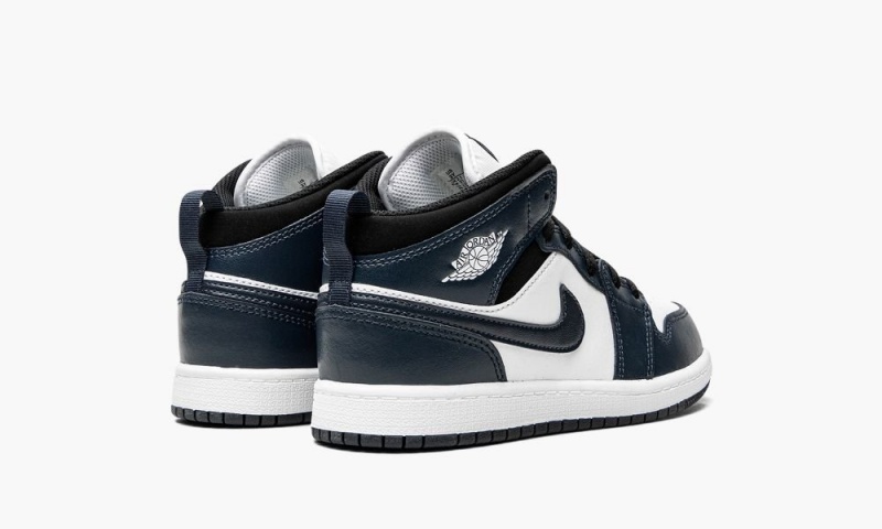 Nike Air Jordan 1 Mid TD 'Armory Navy' Lasten Kengät Laivastonsininen Valkoinen Mustat | 569MUGDCT