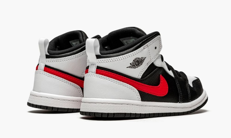 Nike Air Jordan 1 Mid TD 'Chile Red' Lasten Kengät Mustat Punainen Valkoinen | 632LQSEYP