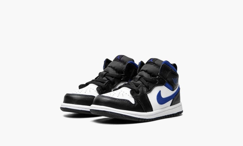 Nike Air Jordan 1 Mid TD 'Game Royal' Lasten Kengät Valkoinen Sininen Mustat | 057OQAKZT