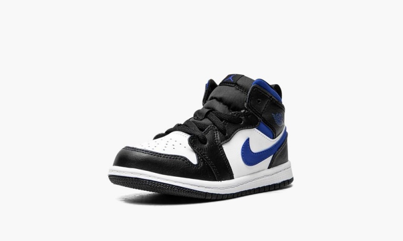 Nike Air Jordan 1 Mid TD 'Game Royal' Lasten Kengät Valkoinen Sininen Mustat | 057OQAKZT