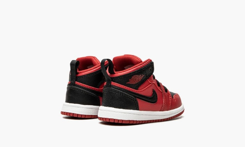 Nike Air Jordan 1 Mid (TD) 'Gym Red' Lasten Kengät Punainen Mustat Valkoinen | 968XWIHYL