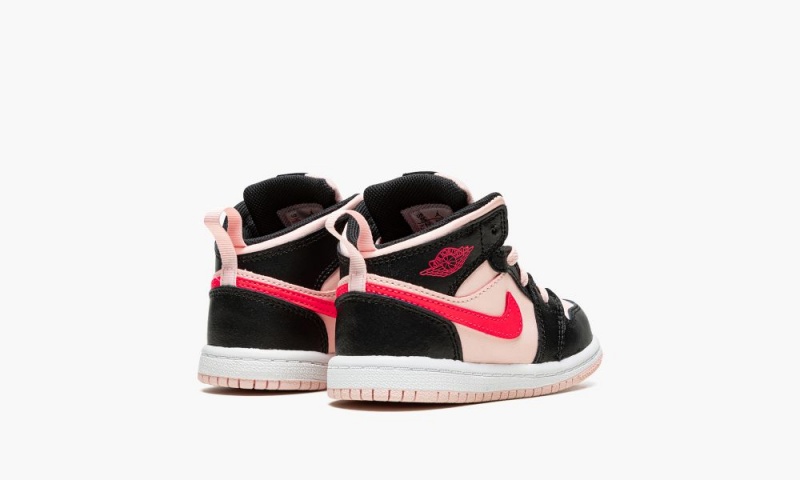Nike Air Jordan 1 Mid (TD) Lasten Kengät Mustat | 973HNAYSF