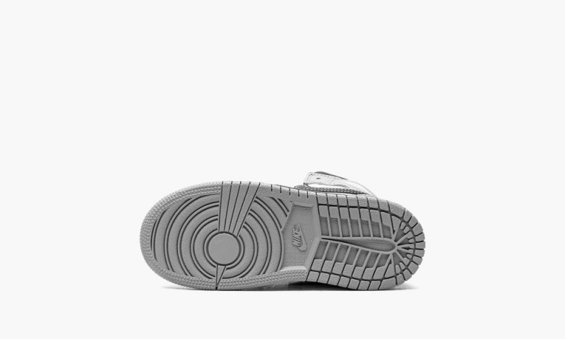 Nike Air Jordan 1 Mid TD 'Light Smoke Grey' Lasten Kengät Harmaat Valkoinen | 341UPSJKD