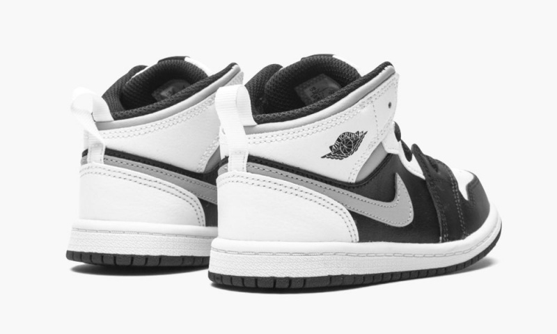 Nike Air Jordan 1 Mid (TD) 'White Shadow' Lasten Kengät Mustat Harmaat Valkoinen | 805OLPKFM