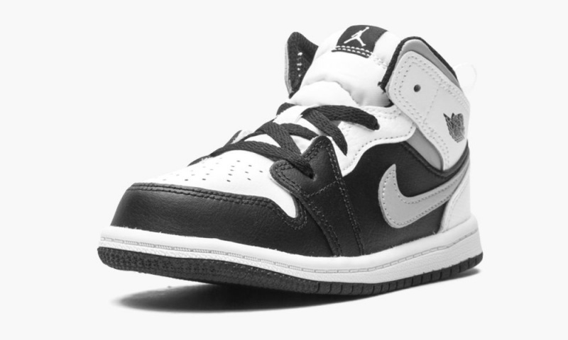 Nike Air Jordan 1 Mid (TD) 'White Shadow' Lasten Kengät Mustat Harmaat Valkoinen | 805OLPKFM