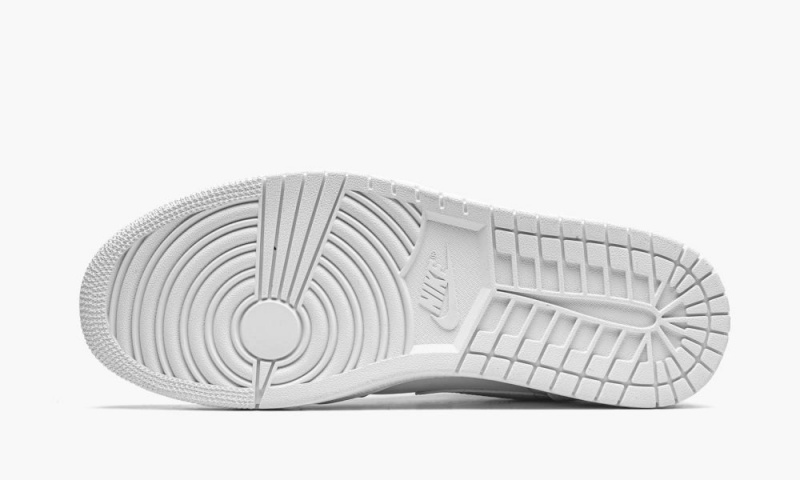 Nike Air Jordan 1 Mid 'Triple White' Miesten Kengät Valkoinen | 948ZLUOSM