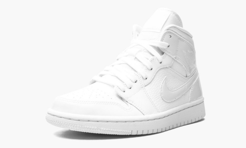 Nike Air Jordan 1 Mid 'Triple White' Naisten Kengät Valkoinen | 903IKCEDN