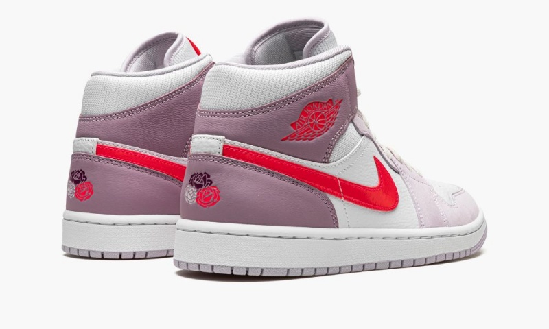 Nike Air Jordan 1 Mid 'Valentine’s Day 2022' Naisten Kengät Valkoinen Pinkki Punainen | 814KBOWZM