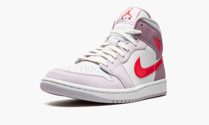 Nike Air Jordan 1 Mid 'Valentine’s Day 2022' Naisten Kengät Valkoinen Pinkki Punainen | 814KBOWZM