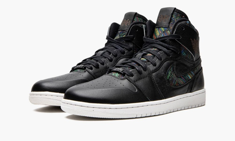 Nike Air Jordan 1 RET High NOUV BHM 'BHM' Miesten Kengät Valkoinen Mustat Vihreä | 620OJHGNV