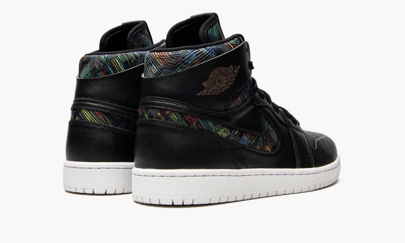 Nike Air Jordan 1 RET High NOUV BHM 'BHM' Miesten Kengät Valkoinen Mustat Vihreä | 620OJHGNV