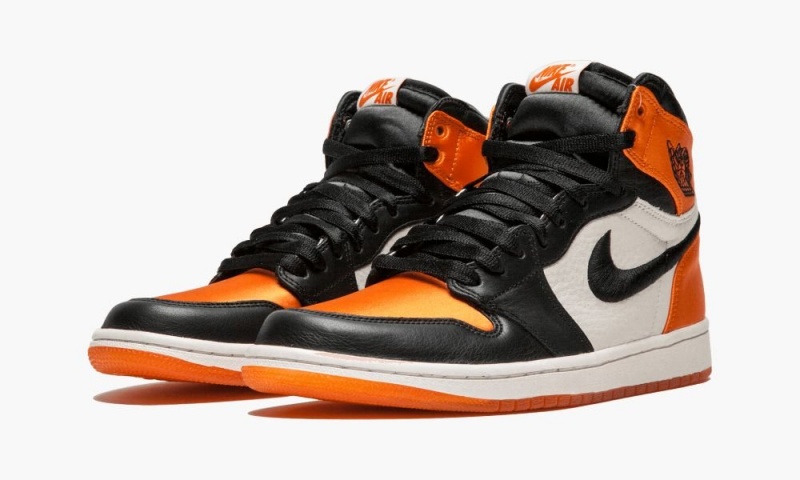 Nike Air Jordan 1 RE HI OG SL 'Satin Shattered Backboard' Naisten Kengät Mustat Oranssi | 612ZNJSOP