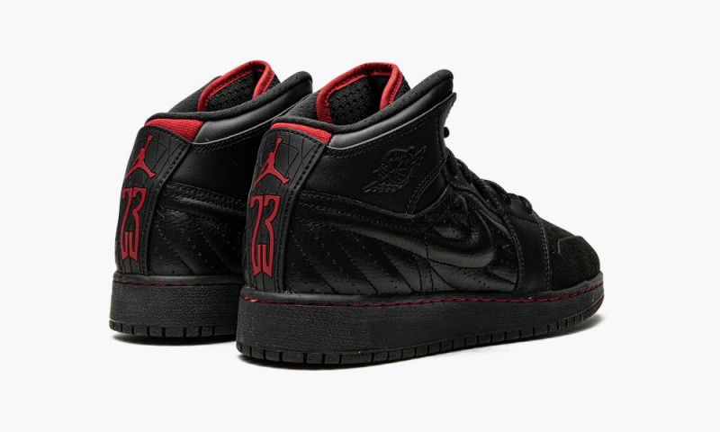 Nike Air Jordan 1 Retro 99 GS 'Bred Jordan 14' Lasten Kengät Mustat Punainen | 615CPEUNW