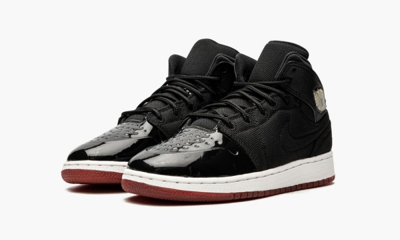 Nike Air Jordan 1 Retro GS 'Bred 11' Lasten Kengät Mustat Punainen Valkoinen | 968DXSCKP