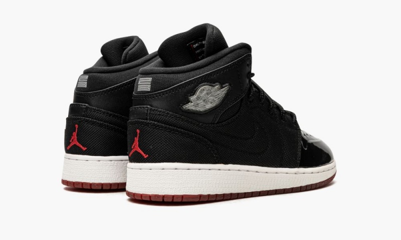 Nike Air Jordan 1 Retro GS 'Bred 11' Lasten Kengät Mustat Punainen Valkoinen | 968DXSCKP