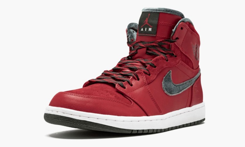 Nike Air Jordan 1 Retro Hi Premier 'Red Gucci' Miesten Kengät Punainen Valkoinen | 701TGUKBM