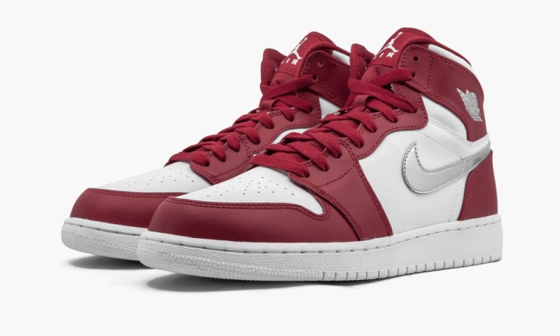 Nike Air Jordan 1 Retro High BG 'Silver Medal' Lasten Kengät Punainen Metal Valkoinen | 078QHWLAI