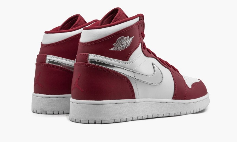Nike Air Jordan 1 Retro High BG 'Silver Medal' Lasten Kengät Punainen Metal Valkoinen | 078QHWLAI