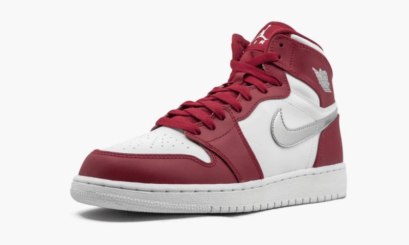 Nike Air Jordan 1 Retro High BG 'Silver Medal' Lasten Kengät Punainen Metal Valkoinen | 078QHWLAI