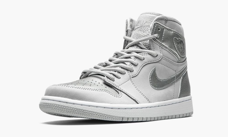 Nike Air Jordan 1 Retro High CO.JP 'Metallic Silver' Miesten Kengät Harmaat Valkoinen Metal | 972JRLEXD