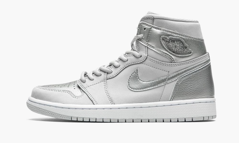 Nike Air Jordan 1 Retro High CO.JP \'Metallic Silver\' Miesten Kengät Harmaat Valkoinen Metal | 972JRLEXD