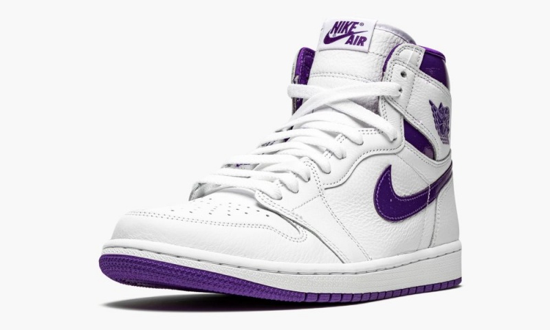 Nike Air Jordan 1 Retro High 'Court Purple' Naisten Kengät Valkoinen Violetit | 698GPIEWH