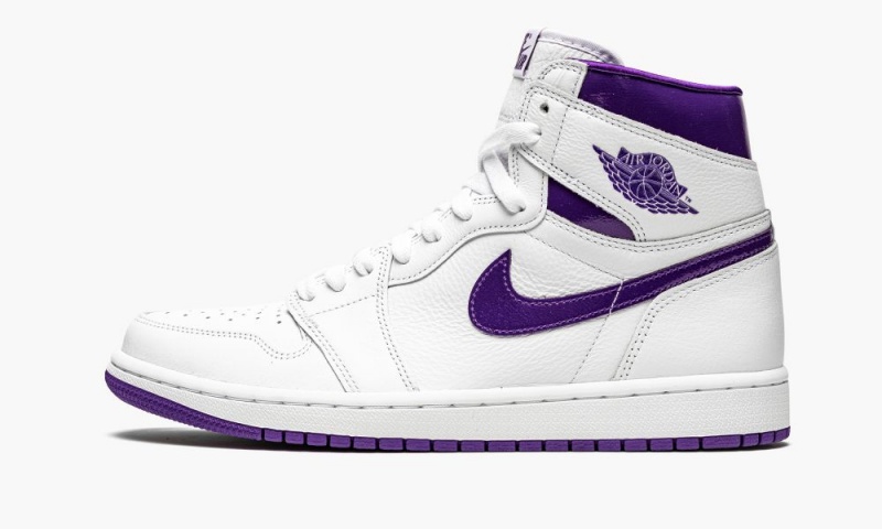 Nike Air Jordan 1 Retro High \'Court Purple\' Naisten Kengät Valkoinen Violetit | 698GPIEWH