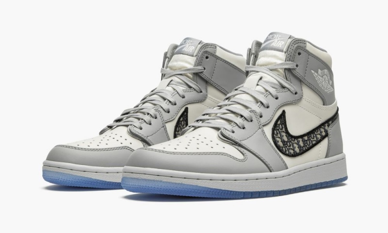 Nike Air Jordan 1 Retro High 'Dior' Miesten Kengät Valkoinen Harmaat | 826OJUFCZ