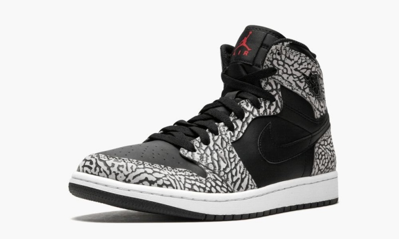 Nike Air Jordan 1 Retro High 'Elephant Print' Miesten Kengät Mustat Punainen | 918KXCGON