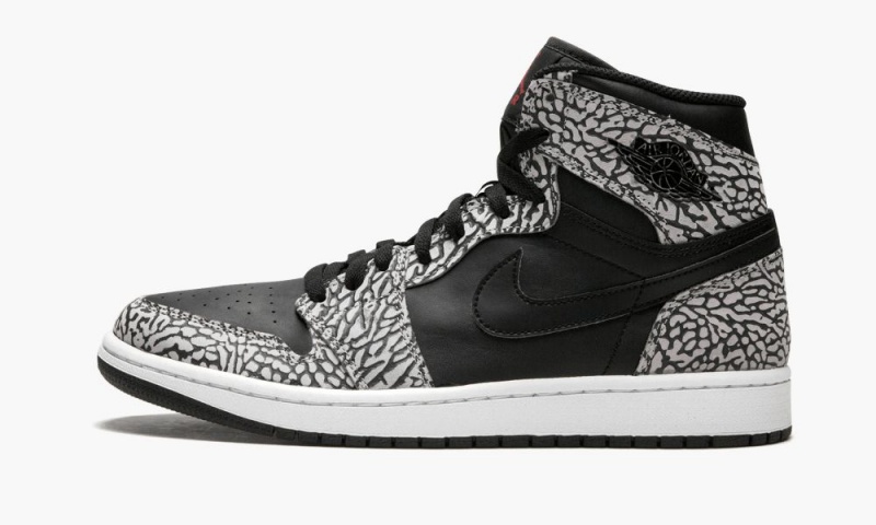 Nike Air Jordan 1 Retro High \'Elephant Print\' Miesten Kengät Mustat Punainen | 918KXCGON