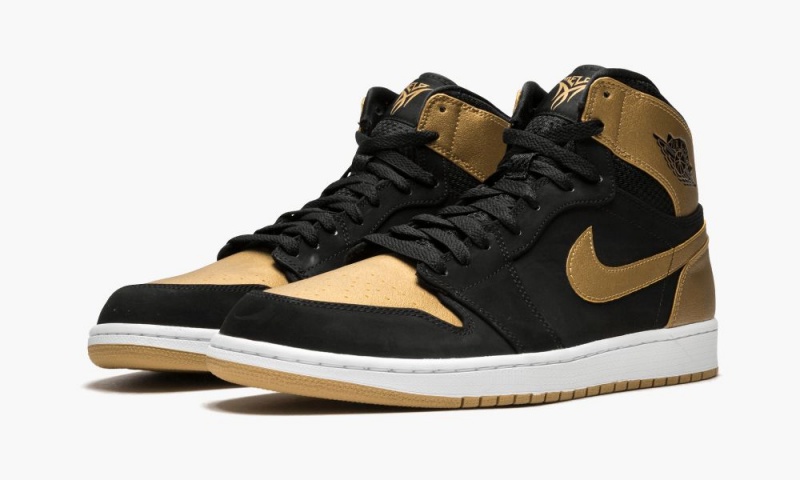 Nike Air Jordan 1 Retro High 'Melo' Miesten Kengät Mustat Metal Kultaiset Valkoinen | 378ADYJOR