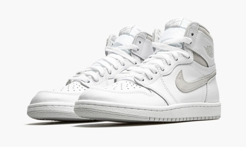 Nike Air Jordan 1 Retro High 'Neutraalit Grey' Miesten Kengät Valkoinen Harmaat | 173XEVZSA