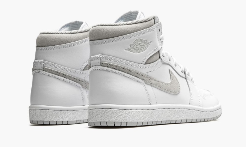 Nike Air Jordan 1 Retro High 'Neutraalit Grey' Miesten Kengät Valkoinen Harmaat | 173XEVZSA