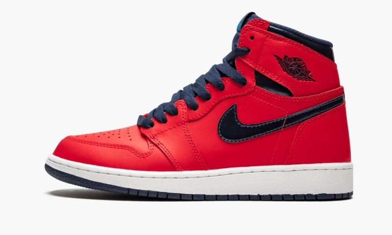 Nike Air Jordan 1 Retro High OG BG 'David Letterman' Lasten Kengät Punainen | 071CGOIMJ