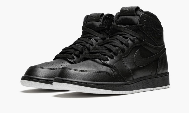 Nike Air Jordan 1 Retro High OG BG Lasten Kengät Mustat Valkoinen | 306PFAXVO