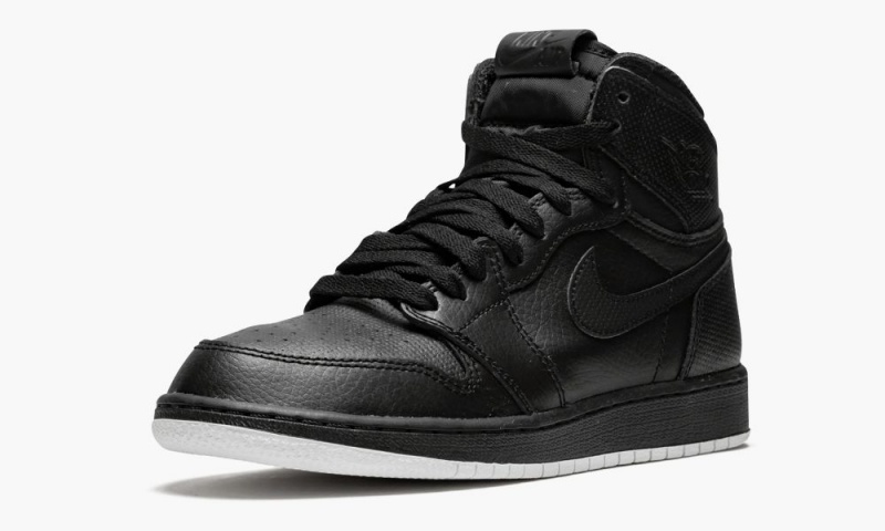 Nike Air Jordan 1 Retro High OG BG Lasten Kengät Mustat Valkoinen | 306PFAXVO