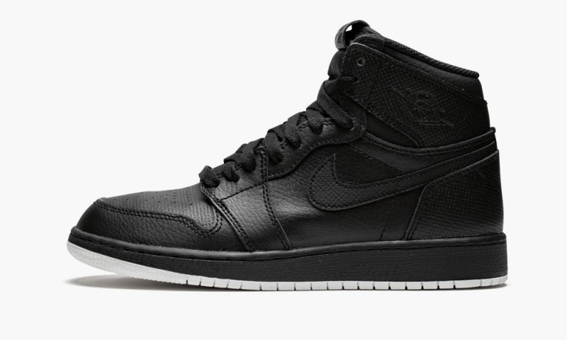 Nike Air Jordan 1 Retro High OG BG Lasten Kengät Mustat Valkoinen | 306PFAXVO