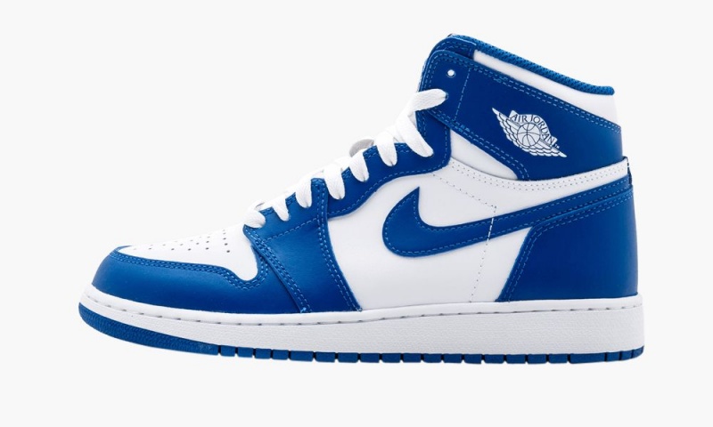 Nike Air Jordan 1 Retro High OG BG 'Storm Blue' Lasten Kengät Valkoinen Sininen | 172ROEJWG