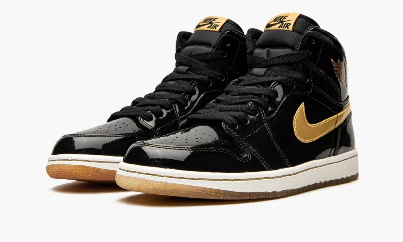 Nike Air Jordan 1 Retro High OG 'Black/Metallic Gold' Miesten Kengät Mustat Metal Kultaiset Valkoinen | 264XFIOVY